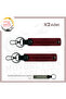 Emergency Leather X2 Keychain, Burgundy-Gr, Name Plate for Speed Lovers and 0 Rh (-) Blood Group, Personal