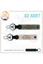 Name Plate and a Rh (-) Blood Group Written X2 Keychain, Ash Grey-Powder-Syh, Motorcycle Adventurers