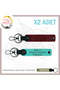 Motor Enthusiast's Special Name Plate, B- Blood Group Written Special Production X2 Keychain, Turquoise-Burgundy-Sk