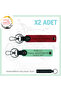 Gift, Red-Green-Syh, 2-Key Chain with Name Plate and B Rh (+) Blood Group Written on the Motor Driver
