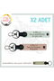 2' Leather Keychain, Yavruağzı-White-Sk, Name Plate and a Rh (+) Blood Group for Motorcycle Lovers