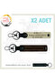 X2 Keychain, K Coffee-S Coffee-Syh, Gift to Motrocu Groups Name Plate and B Rh (-) Blood Group Written
