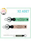 A+ Blood Group Written Special Design X2 Keychain, Yavruağzı-Green-Gr, Special Name Plate for Motor Lovers