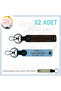 0 Rh (+) فرقة الدم المكتوبة Safe Ride x2 Keychain، K Brown-Blue-SK، لمحبي الدراجات النارية، لوحة اسم