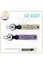 A Rh (+) Blood Type Written Gift X2 Keychains, Purple-S Coffee-Gr, Custom for Biker Friends, Name Plate