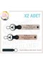 Special for Speed Lovers, Name Plate and B Rh (+) Blood Type Written X2 Keychain Set, Puppy-Powder-Laci