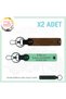 Motorcyclist X2 Keychain, Coffee-Green-Syh, Motorcycle Lovers, Name Plate and B Rh + Blood Group Written