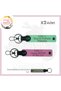 For Speed Lovers, Set of 2 Keychains with Name Plate and 0 Rh (-) Blood Type Written Gift, Green-Pink-Gr