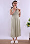Effortt Green Dressing Gown Maternity Maternity Nightgown Set - 8