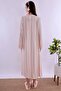 Effortt Powder Maternity Nightgown Set with Dressing Gown - 5