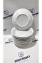 Porcelain Anatolian White 12 Pieces 17 cm (Small) Deep Dinner Plate - 4