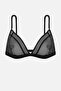 Black Heart Stone Detailed Capless Underwear Set - 2731 - Black - 4