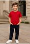 Unisex Crew Neck Short Sleeve Red Color T-Shirt