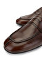 Men's Genuine Leather Brown Loafer Shoes - 3