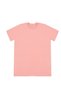 Unisex Crew Neck Short Sleeve Powder Color T-Shirt - 4