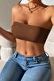 Strapless Women's Bustier Brown - 3