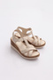 60 Women's Wedge Heeled Velcro Sandals - 2