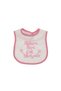 Baby Girl My Sister Loves Me so Much Pink Waterproof Apron with Embroidery - 5