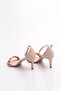 Women's Ankle Strap Colorful Stripe Heeled Shoes 64262821 - 3
