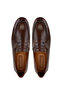 Men's Genuine Leather Brown Loafer Shoes - 5