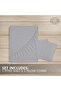 3-Piece Microfiber King (180x200cm) Plain Fitted Sheet Set - 7