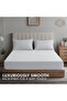 3-Piece Microfiber King (180x200cm) Plain Fitted Sheet Set - 2