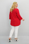 Women's Large Size Ruffle Detailed Shirt 1720-25-1 - 6