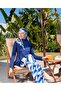 Full Covered Patterned Hijab Swimsuit with Loose Pants-2534 - 3