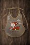 Set of 3 Girls Printed Economical Liquid Proof Pear Bib Food and Activity Bib (0-36 Months) - 4
