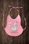 Set of 3 Girls Printed Economical Liquid Proof Pear Bib Food and Activity Bib (0-36 Months) - 2