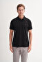 Slim Fit Polo Neck Lycra Comfortable Plain Knitted T-Shirt 4008 - 3