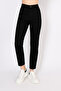 High Waist Lycra Black Mom Jeans Flexible Denim Trousers - 2