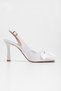 Women's Lily Satin Bow Detailed Heeled Shoes - 4