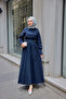 Women's Sea Dress Navy Blue - 3