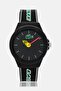 Men 2001270 Rubber Strap Watch 30 mm, Black