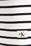 Women's Black and White Striped Dress J20J225263-0K4 - 8
