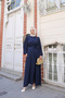 Aslim Abaya Navy Blue- 9034 - 6