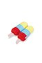 Dog Toy, Ice Cream, Plush, Colorful, 2 Pieces, 18X12X4,5Cm