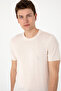 Men's Slim Fit Crew Neck Cream Sweater 50299363-Vr071 - 2