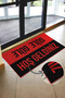 Welcome Bye Printed Curly Doormat Waterproof Indoor and Outdoor Doormat