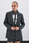 Classic Tweed Jacket - Sax Blue - 3