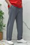 Men's Full Lycra Baggy Trousers with Side Piping - 4