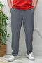 Men's Full Lycra Baggy Trousers with Side Piping - 3