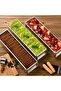 Tiramisu Pan with Lid 40X8 cm H:8 cm - Stainless Steel Scraper Gift - 2