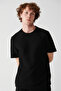 Men's Black 100% Cotton Crew Neck T-Shirt A31Y1164