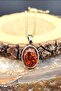 Copper Amber Stone Necklace Trend Pure Copper (Plated Chain) (Gift, Daily, Special Occasions) - 3