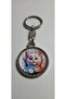 Nurtaki Cat Illustrated Metallic Keychain Zipper Ornament