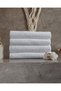White Hand Towel 10 Pieces Hotel Towel, 100% Cotton 200 Grams 50X90 cm - 2