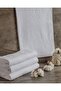 White Hand Face Towel 4 Pieces 250 Gram Hotel Towel, 100% Cotton 50X90 cm - 4
