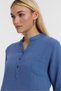Women's Muslin Long Sleeve Blouse - Muslin High Neck Long Sleeve Blouse - 1100 - 4